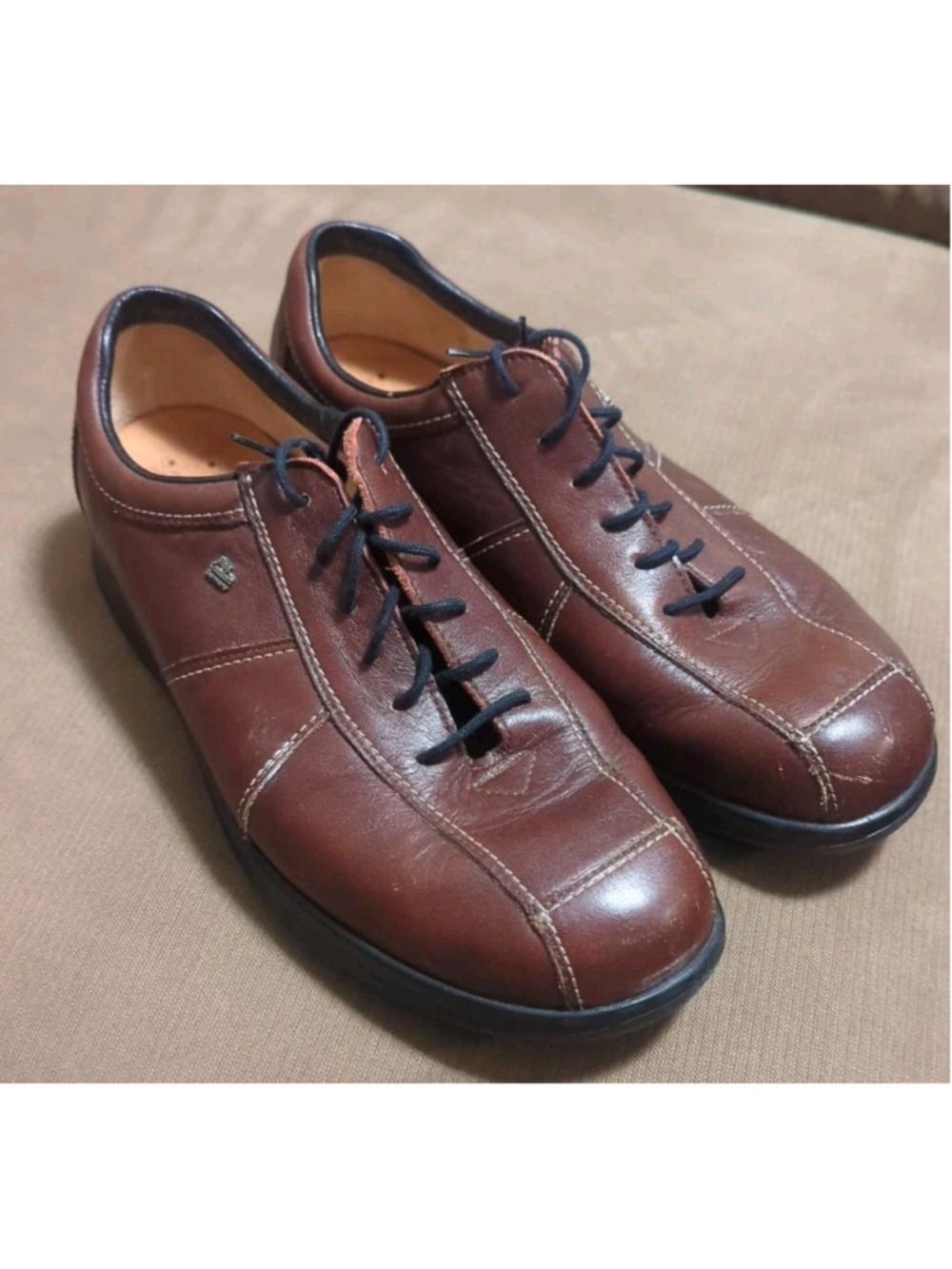 Finn Comfort Kyoto Brown Casual Oxford laced 6.5 Women’s Shoe B203